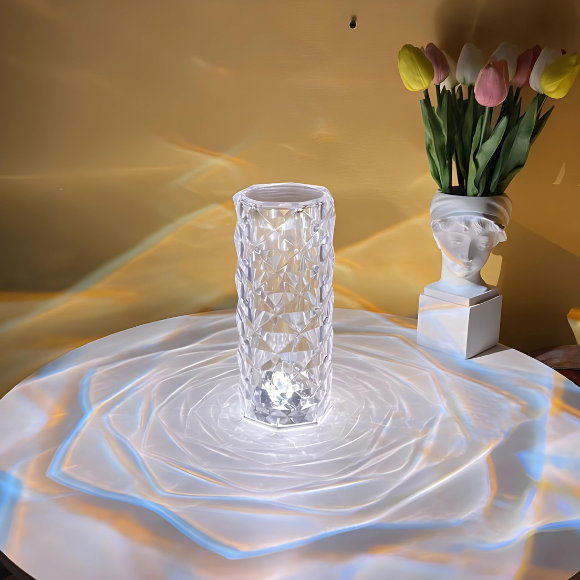 Lampe led cristal