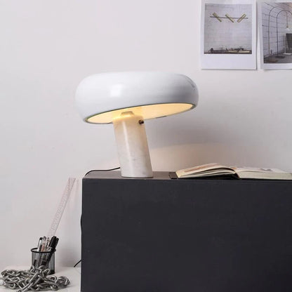 Lampe de table champignon vert