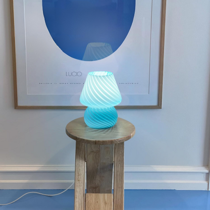 Lampe de table minimaliste en verre